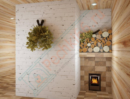 Банная печь Aurora 180 long black (Grill’D)