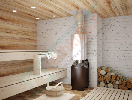 Банная печь Aurora 180 long black (Grill’D)