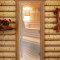Дверь для бани и сауны Престиж прозрачная, 200х70 по коробке (DoorWood)