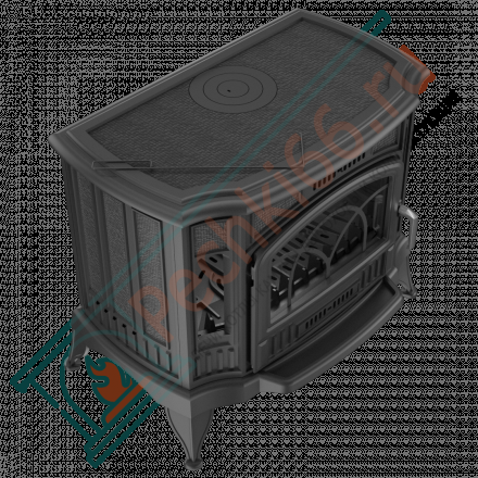 Чугунная печь-камин KOZA K9 турбина (Kratki)