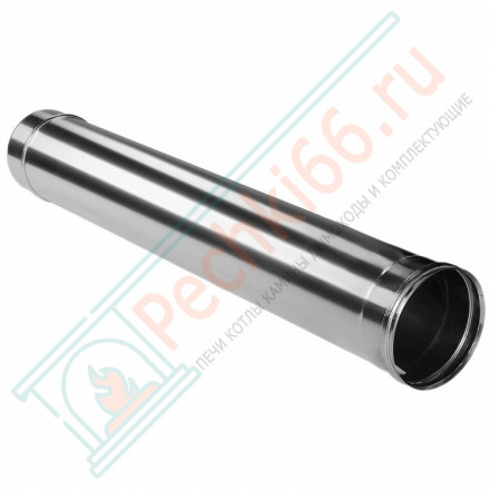 Труба прямая L=1000 без изол (НЕРЖ-321/0,8) d-200 (Дымок-Lux)