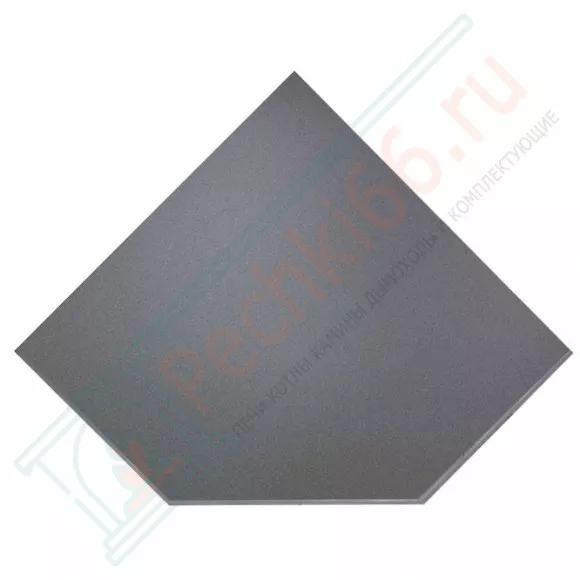 Притопочный лист VPL021-R7010, 1100Х1100мм, серый (Вулкан) в Иркутске