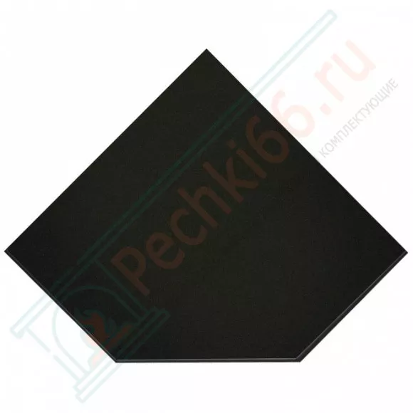 Притопочный лист VPL021-R9005, 1100Х1100мм, чёрный (Вулкан) в Иркутске