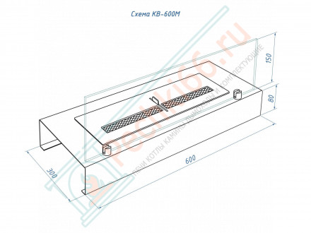 Каминная вставка 600 M (Lux Fire)