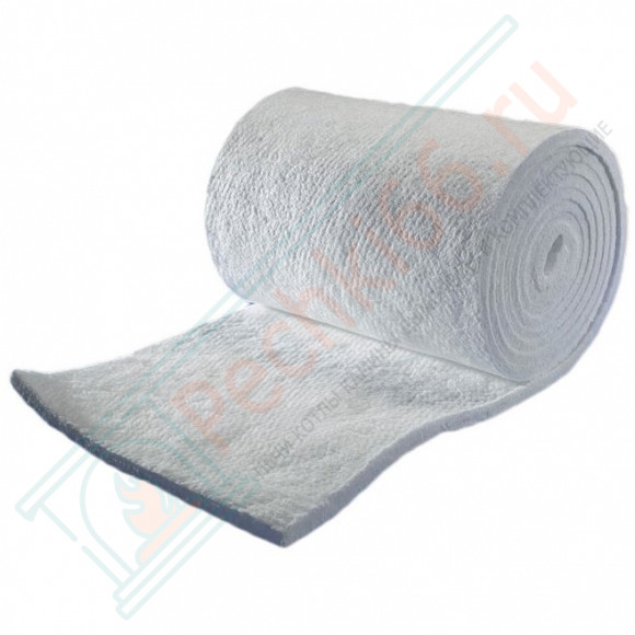 Одеяло огнеупорное керамическое иглопробивное Blanket-1260-64 610мм х 25мм - рулон 7300 мм (Avantex) в Иркутске