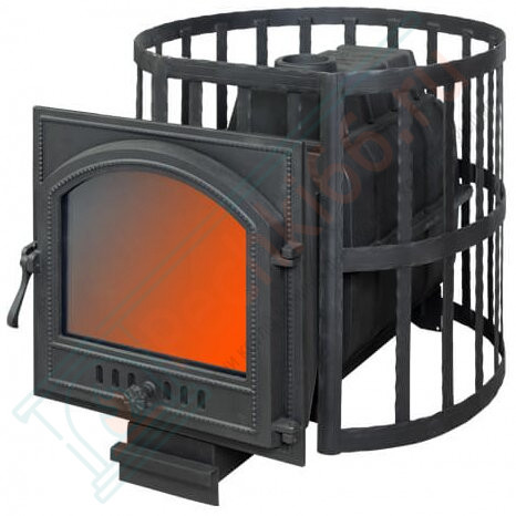 Чугунная печь для бани ПароВар 22 сетка-ковка К505 (FireWay) до 24 м3 в Иркутске