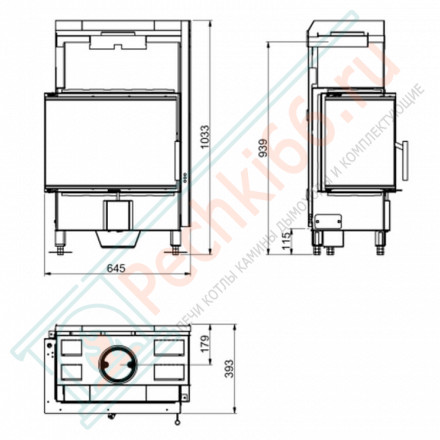 Каминная топка Scan 5003 FL (Scan)