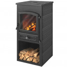 Печь-камин БКД Антрацит с плитой (Этна) Печь-камин БКД Антрацит с плитой (Этна)