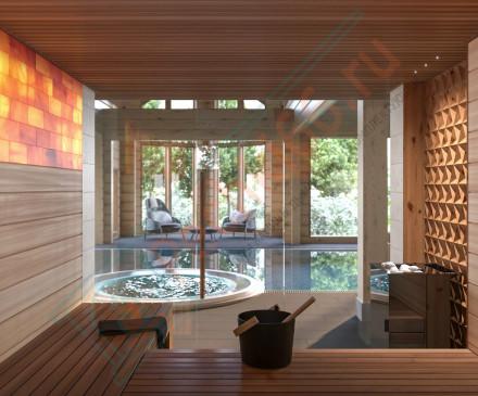 Электрическая банная печь Sangens W30G Glass