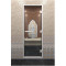 Стеклянная дверь DoorWood Хамам Прозрачное 2000х900 (по коробке)