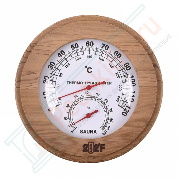Термогигрометр 10-R круг, канадский кедр (212F) в Иркутске