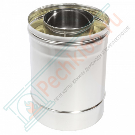 Сэндвич труба Термо ТТ-Р 250 с хомутом (316-0.8/304-0.5) d-150/250 (ТиС Промо)