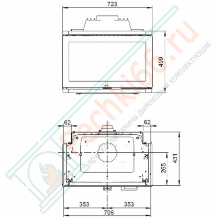 Чугунная топка I 620 FRL (Jotul)