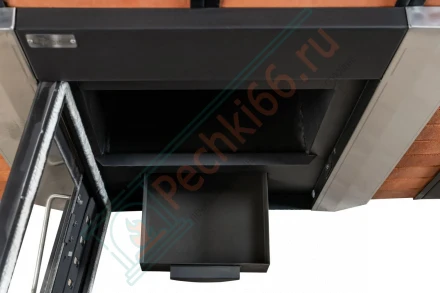 Печь для бани из нержавеющей стали № 06МКН-24 в готовой кирпичной облицовке (Тройка) до 24 м3