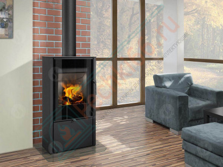 Печь-камин Laredo F металл (Romotop)