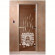 Стеклянная дверь для бани бронза прозрачная "Банька" 1900х700 (DoorWood) в Иркутске