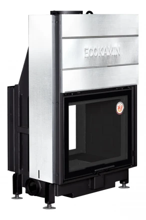 Топка ВЕГА 800 TB туннельная черный шамот (Экокамин)