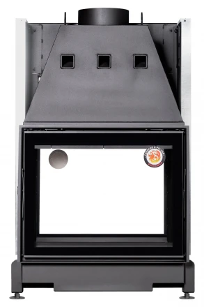 Топка ВЕГА 800 TB туннельная черный шамот (Экокамин)