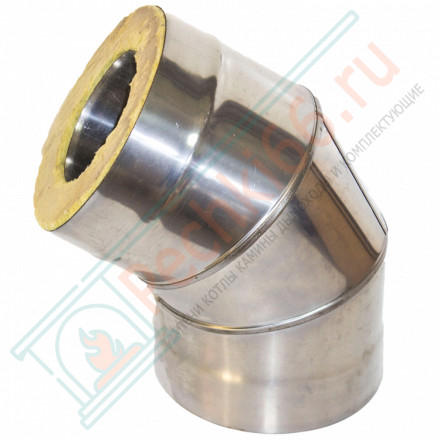 Сэндвич-отвод 135° (НЕРЖ-439/1,0-НЕРЖ-439/0,5) d-120/200 (УМК)