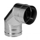 Отвод 90° без изол (НЕРЖ-321/0,8) d-130 (Дымок-Lux) Отвод 90° без изол (НЕРЖ-321/0,8) d-130 (Дымок-Lux)