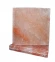 Плитка из гималайской розовой соли 200x200x25 мм шлифованная (с пазом) в Иркутске