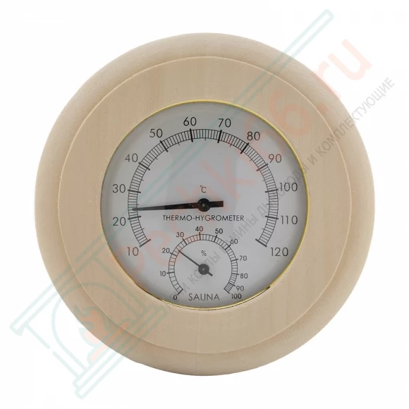 Термогигрометр ТН-10-L липа, круг (212F) в Иркутске