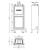 Стальная топка HT 650 (Piazzetta) 8 кВт