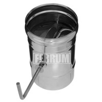 Шибер-поворотный (НЕРЖ-430/1,0) d-115 (Ferrum HF Plus)