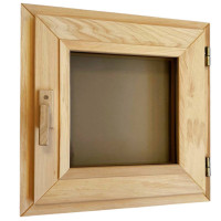 Окно 60x60, стекло бронза, Ольха (Woodson)