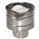 Оголовок с дефлектором (НЕРЖ-439/0,5-НЕРЖ-439/0,5) d-180/260 (УМК) Оголовок с дефлектором (НЕРЖ-439/0,5-НЕРЖ-439/0,5) d-180/260 (УМК)