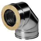 Отвод 90° с изол (НЕРЖ-321/0,8-НЕРЖ-439/0,5) d-180/260 (Дымок-Lux) Отвод 90° с изол (НЕРЖ-321/0,8-НЕРЖ-439/0,5) d-180/260 (Дымок-Lux)