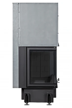 Топка Дельта 1000 LB два стекла левая черный шамот (Экокамин)