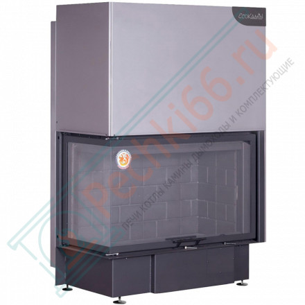 Топка Дельта 1000 LB два стекла левая черный шамот (Экокамин)