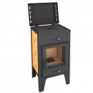 Печь-камин Пехорка 6 с плитой (Мета) до 120 м3